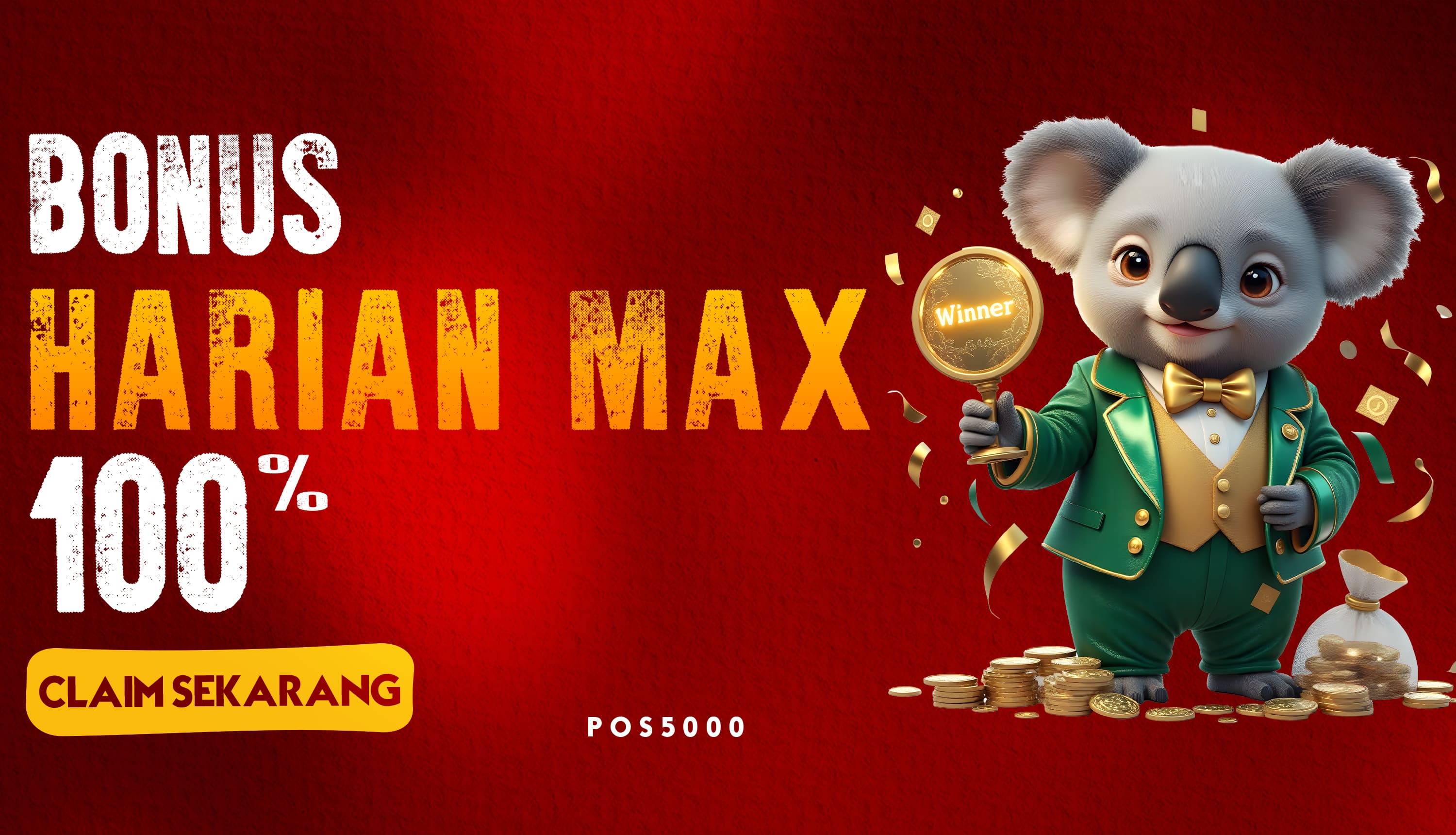 BONUS MAX HARIAN 100%